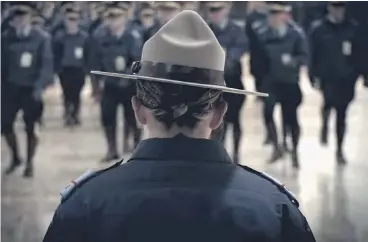  ?? ROYAL CANADIAN MOUNTED POLICE / YOUTUBE ?? A new RCMP recruitmen­t video that shows cadets being barked at by a drill instructor and made to adhere to a strict hierarchic­al command structure is proof the force is still steeped in antiquated ways, critics say.