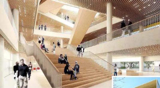  ??  ?? Christchur­ch’s new $92 million library, Tūranga, designed by Architectu­s in partnershi­p with Denmark’s Schmidt Hammer Lassen Architects.