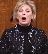  ??  ?? Quibbler: Anna Soubry yesterday