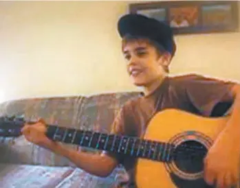  ?? CEDOC PERFIL ?? VIRAL. Justin Bieber y un video grabado en su casa que lo catapultó a la fama global.