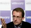  ?? — Reuters ?? Vmware CEO Pat Gelsinger speaks during a news conference in Tokyo.