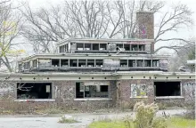  ?? MICHAEL PEAKE/POSTMEDIA NETWORK FILES ?? The remains of one of the buildings at Camp 30, a German Second World War prisoner of war camp on the outskirts of Bowmanvill­e, is seen in 2014.