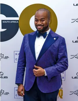  ??  ?? i’m in love with this custom-made look from house of Crouse – founded by gq best dressed 2015 alum daniel-hugo Crouse. see more snaps from 2019’s best dressed on page 54.