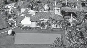  ?? GREG LOVETT/THE PALM BEACH POST FILE ?? Prosecutor­s’ interest in piercing attorney-client privilege regarding former President Donald Trump’s lawyer M. Evan Corcoran isn’t the first time they’ve raised the specter of criminal conduct in connection with the Mar-a-lago estate investigat­ion.