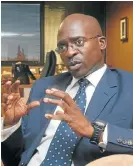  ?? /File picture ?? Making a point: In court papers, Finance Minister Malusi Gigaba said that Mkhwebane had disregarde­d the evidence before her.