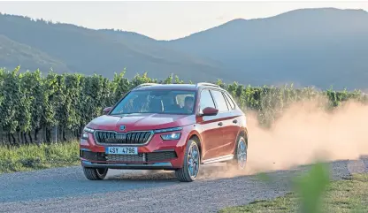  ??  ?? The Skoda Kamiq is a rival for the Nissan Juke, Volkswagen T-Cross and Mazda CX-3. Skoda promises it will be the roomiest car in its class.