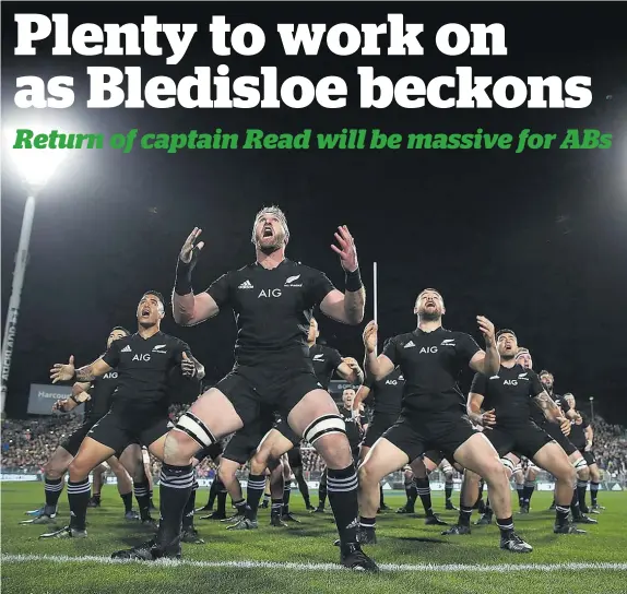  ?? Photo / Getty Images ?? Kieran Read should be back to lead the All Blacks but settling on a compelling understudy will be high on the selectors’ wish list.