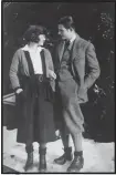  ??  ?? Hemingway and his first wife, Hadley Richardson, visit Chamby, Switzerlan­d, in 1922.