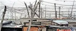  ?? ?? ILLEGAL connection­s not only result in electricit­y outages and economic challenges but also endanger lives, Eskom Western Cape spokespers­on Kyle Cookson says. | Matthew Jordaan