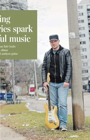  ?? BRENT DAVIS WATERLOO REGION RECORD ?? Musician Bob Guido is pictured on Mooregate Crescent in Kitchener, where he lived as a child.