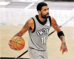  ?? Sarh Stier / AFP ?? Kyrie Irving, en acción, en un partido de esta temporada.