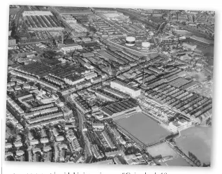  ??  ?? An aerial photo of Leyland from 1967