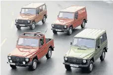  ??  ?? The GWagen has been around in various military and civilian guises since 1979.