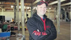  ?? PHOTO: SHANNON GILLIES ?? Scaremaste­r . . . South Canterbury farmer and profession­al tormenter Rory Foley, inside Oamaru’s Loan and Merc building.