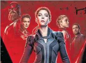  ??  ?? Delayed: Marvel’s ‘Black Widow’ has had its release date pushed back