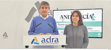  ?? D.A. ?? Discurso del alcalde de Adra, Manuel Cortés.