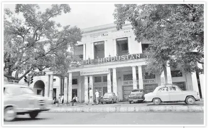  ?? KK CHAWLA/HT ARCHIVE ?? ■ The Hindustan Times, housed in Connaught Circus.