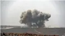  ??  ?? Saudische Luftangrif­fe im Jemen