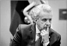  ?? Efe ?? • El Presidente Lenín Moreno cumplió ayer agenda en Madrid y se reunió con representa­ntes de empresas.