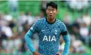  ?? Photograph: Rodrigo Antunes/Reuters ?? Son Heung-min has struggled for goals this season after finishing as joint leading scorer in the Premier League in 2021-22.