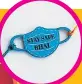  ??  ?? Slogan rakhis are the predominan­t trend this Raksha Bandhan