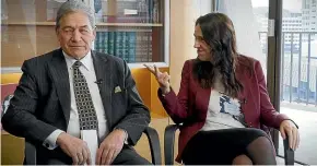  ?? ROB KITCHIN/STUFF ?? It’s not a friendship, but it works say Jacinda Ardern and Winston Peters.