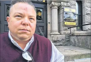  ?? CP PHOTO ?? Gender identity crusader Gemma Hickey called it a “big victory” Friday as her court challenge over non-binary birth certificat­es was delayed while Newfoundla­nd and Labrador moves to legalize gender-neutral options. Hickey poses for a portrait outside...