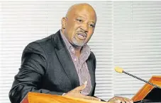  ??  ?? Approached: Former deputy finance minister Mcebisi Jonas, who says he was offered the job of finance minister ahead of Nhlanhla Nene’s firing. /