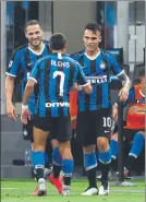  ?? FOTO: GYI ?? Alexis y Lautaro El Inter, con ventaja