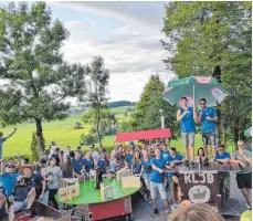  ?? FOTO: KLJB ?? Super Stimmung herrschte beim KLJB-Sommer-Pur des Bezirkstea­ms Allgäu.