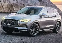  ?? INFINITI ?? The 2019 Infiniti QX50’s rated fuel economy is 7.8 L/100 km.