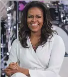  ?? The Associated Press ?? Michelle Obama is seen here participat­ing in the Internatio­nal Day of the Girl on NBC’s Today show last month.