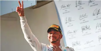  ?? Rex Features ?? Hamilton, who is 24 points clear of Ferrari’s four-time champion Sebastian Vettel with nine races remaining, has won two of the last three Belgian races and is seeking his fourth overall.