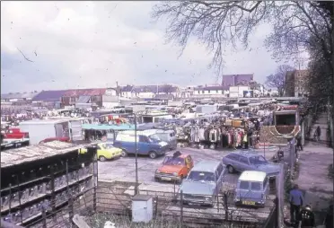  ?? ?? 1978 - The former Ashford Market at Elwick Road which was later relocated and developed again in 2018 as part of the Elwick Place developmen­t