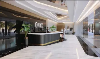  ?? PICTURE: SIGNATURA ?? An artist’s impression of the hotel lobby at The Onyx, Signatura’s hotel and residentia­l developmen­t on Heerengrac­ht, opposite the Cape Town Internatio­nal Convention Centre.