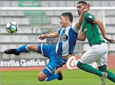  ??  ?? TITULAR. Fabian Schär jugó su primer encuentro de inicio con el Depor y dejo buenos detalles.