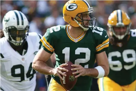  ?? /TWITTER PACKERS. ?? Aaron Rodgers (12) sería la pieza que podría hacer volar el ataque de los Jets de Nueva York.