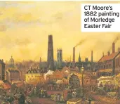  ??  ?? CT Moore’s 1882 painting of Morledge Easter Fair