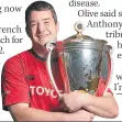  ??  ?? HERO Anthony Foley with Heineken Cup