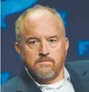  ?? Chris Pizzello, Invision/ap file ?? Comedian Louis C.K. recently issued an apology after The New York Times published an article in which five women accused him of sexual misconduct.