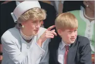  ??  ?? CLOSE BOND: Diana, Princess of Wales with her son Prince Harry.