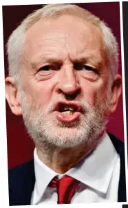  ??  ?? Fury: Labour leader Jeremy Corbyn