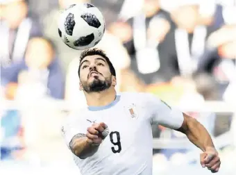  ??  ?? Luis Suárez bestreitet heute sein 100. Länderspie­l für Uruguay.