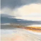  ??  ?? Felicity Keefe, The winter coast 50x50cm oil on canvas