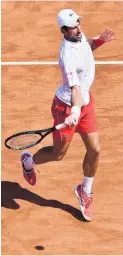  ?? Photo / AP ?? Novak Djokovic won in straight sets in Rome.