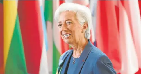  ?? // EFE ?? La presidenta del BCE, Christine Lagarde