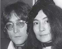  ??  ?? 0 The US government issued John Lennon and Yoko Ono with deportatio­n papers on this day in 1972