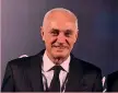  ??  ?? Pres Antonio Percassi, 66 anni