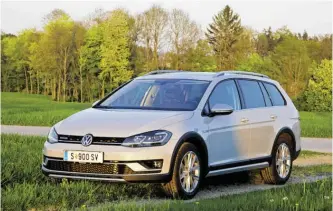  ?? BILD: SN/FELIX SACKL ?? Der VW Golf Alltrack ist das Universala­uto in Reinkultur.