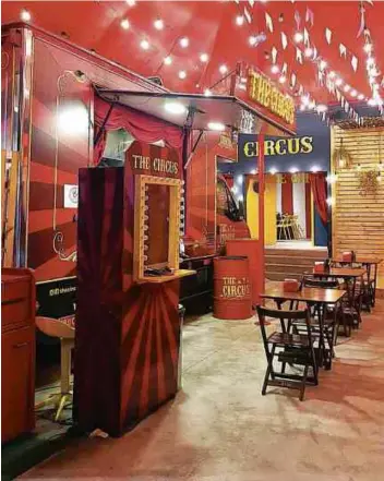  ?? Divulgação ?? Circus Burger fica sob uma lona de circo